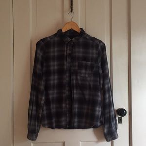 Large flannel shirt. BDG urban outfitters.